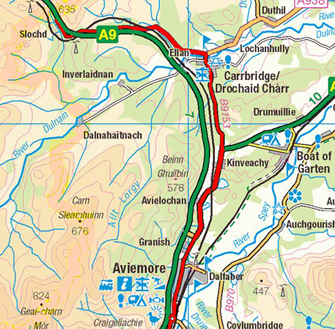 Aviemore, Carrbridge, Slochd