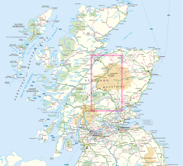 Contains Ordnance Survey data &copy; Crown copyright and database right 2015